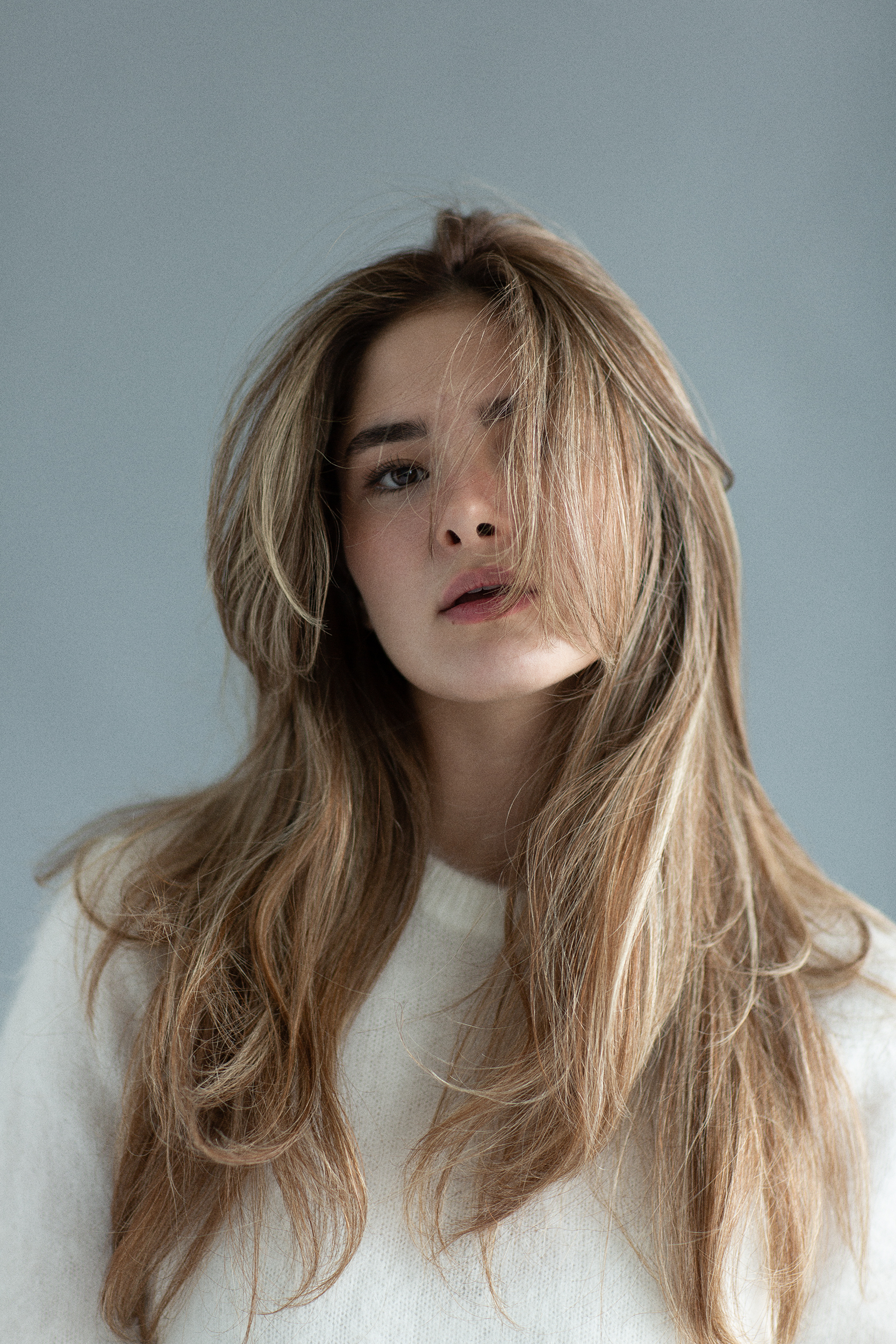 Negin strolling along the shore